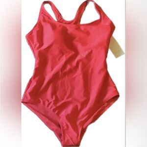 NWT Red One-Piece Swimsuit